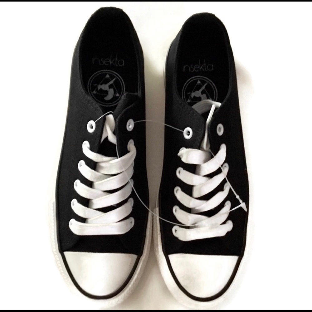 Black & White Insekta Shoes
